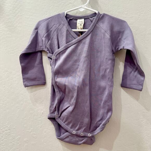NWT Kate Quinn Lavender Purple Kimono Long Sleeve Bodysuit - Picture 1 of 6